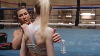 Ariel Carmine - Ariel X and Mackenzie Moss are making love in the boxing ring, while no one is watching - videotxxx.com
